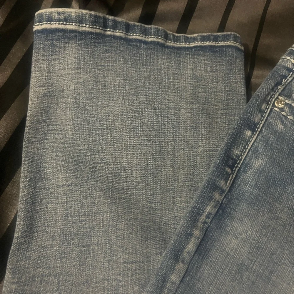 Embellished Blue Denim‎ Jeans